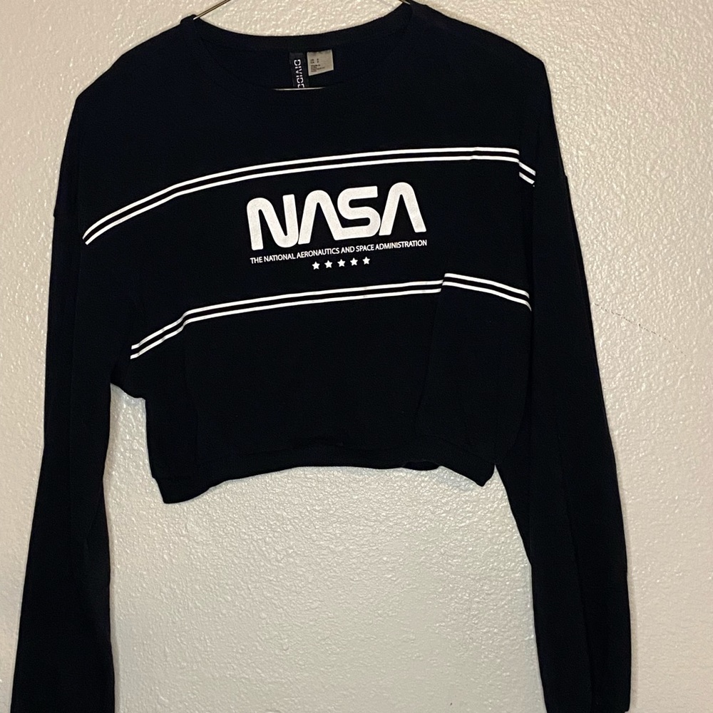 Crop top cotton sweatshirt new